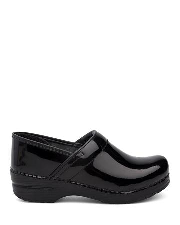 Wide Shoes Dansko Professional Vernis Femme Noir | FR 597VRW